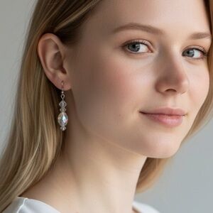 Elegant Crystal Drop Earrings